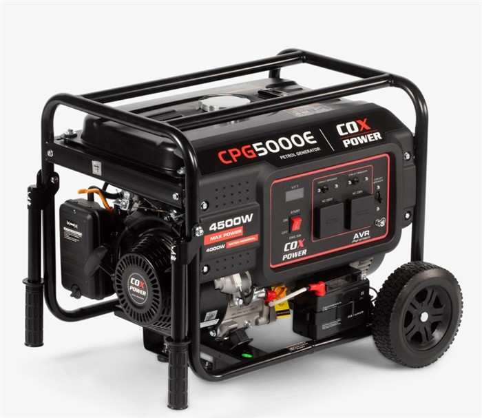 cox-cpg5000e-generator-40kw---270cc-230v-recoil---electric-start