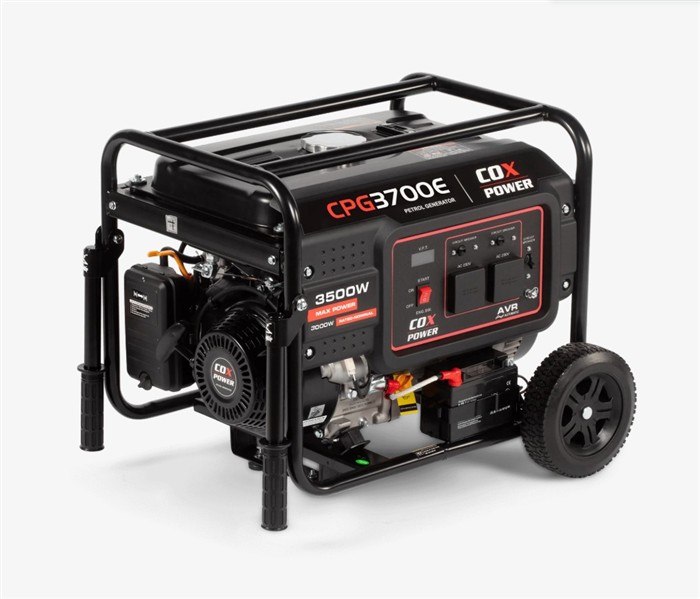 cox-cpg3700e-generator-37kw---224cc-230v-recoil----electric-start-15lt-tank